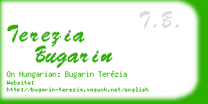 terezia bugarin business card